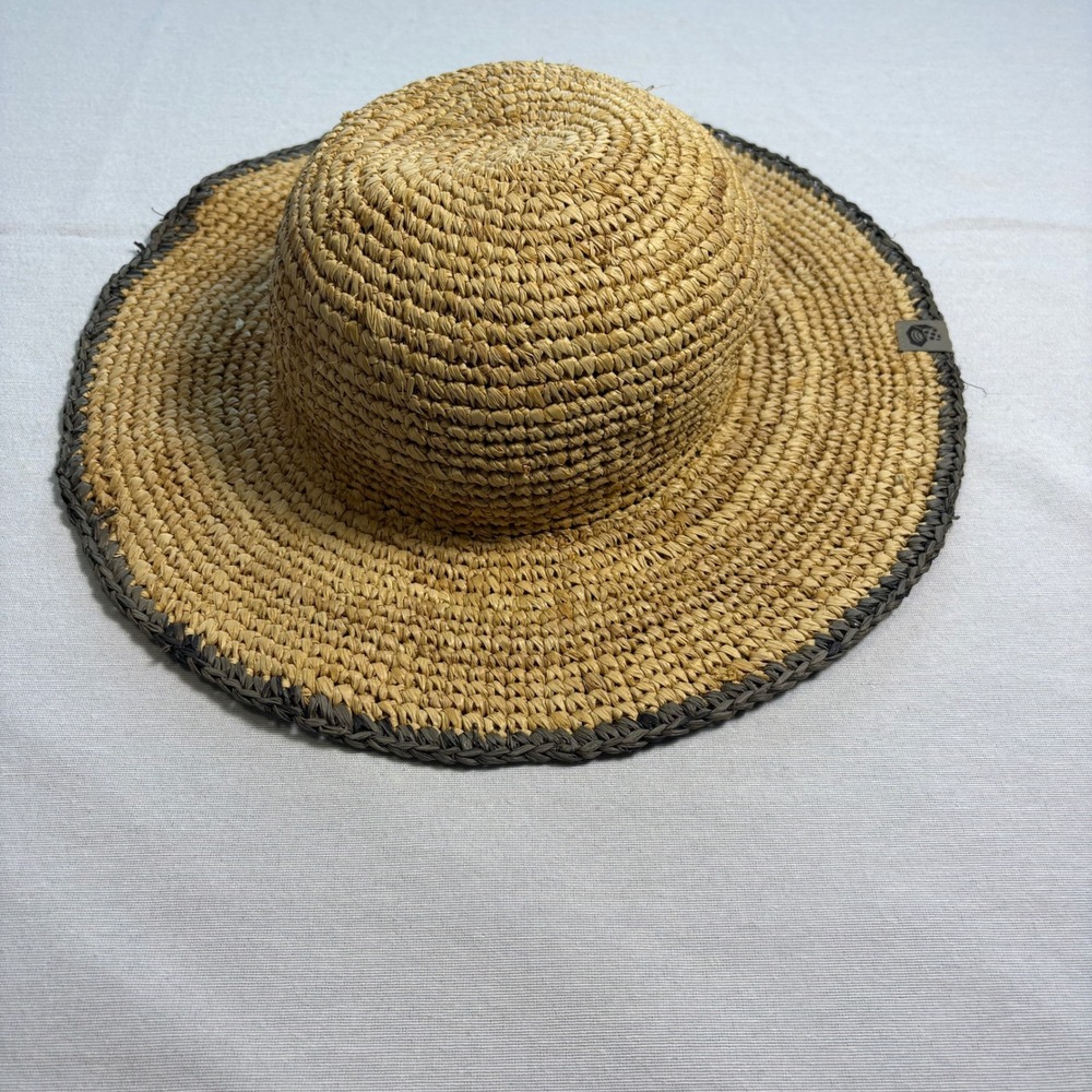 Mountain Hardwear Raffia Sun Hat Tan Regular Excellent MSRP $45